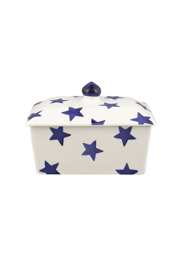 Emma Bridgewater Blue Star Small Butter Dish