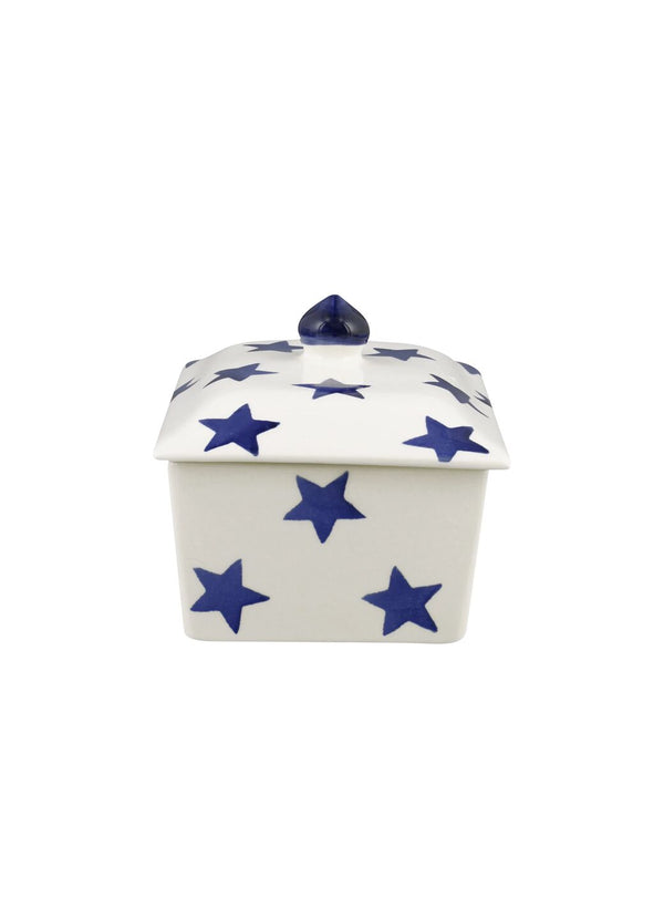 Emma Bridgewater Blue Star Small Butter Dish