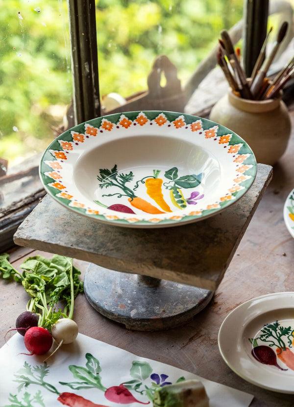emma bridgewater Carrots & Beets Soup Plate