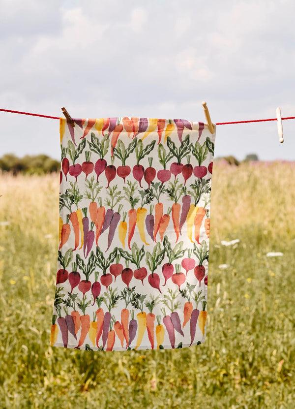 emma bridgewater Carrots & Beets Tea Towel