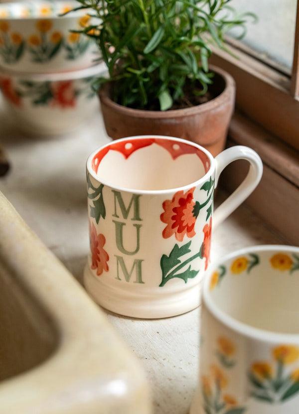 emma bridgewater Chrysanthemum Mum 1/2 Pint Mug