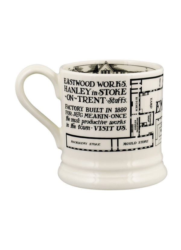 Emma Bridgewater Factory Plan 1/2 Pint Mug