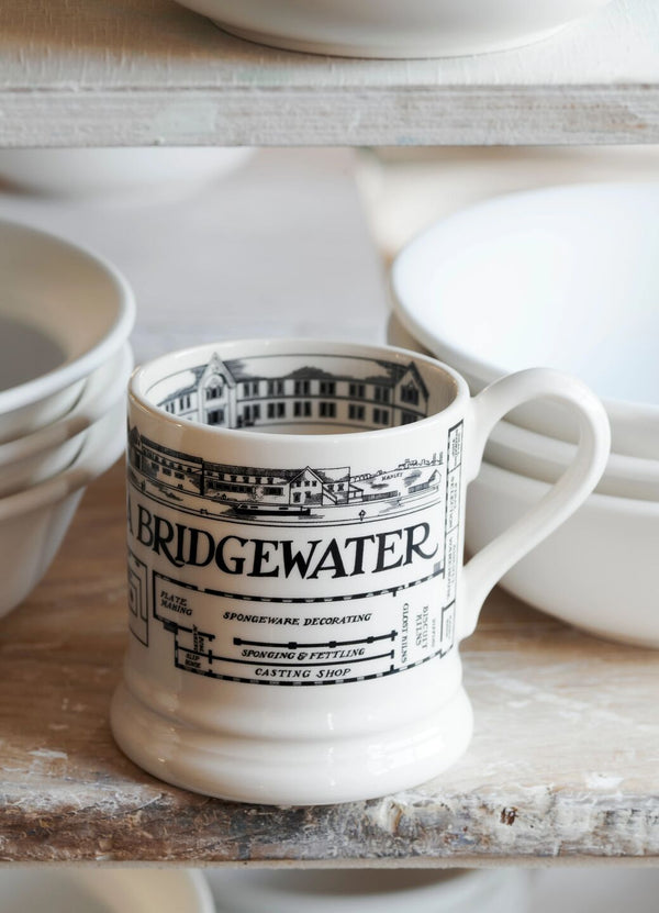 emma bridgewater Factory Plan 1/2 Pint Mug