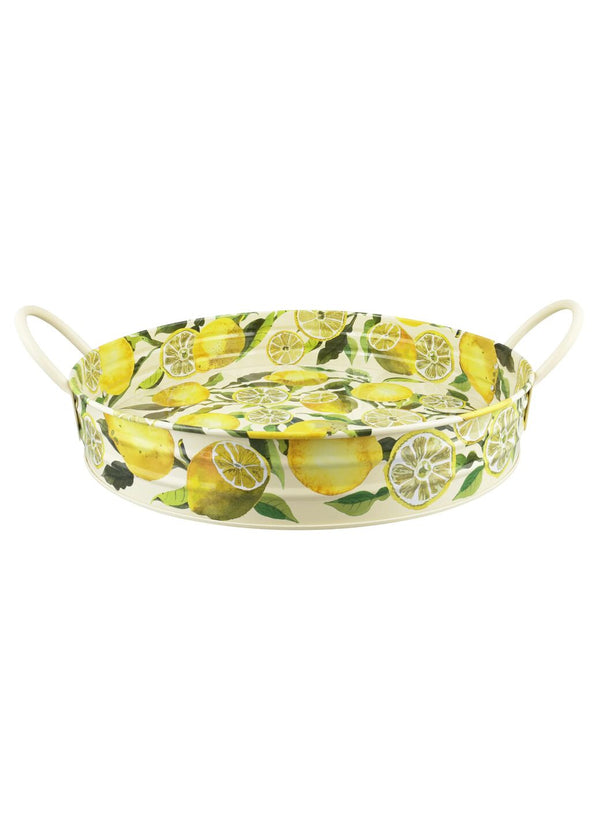 emma bridgewater Lemons Large Handled Tin Tray