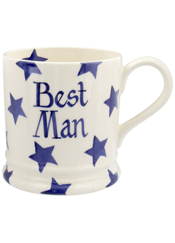 emma bridgewater Personalised Blue Star Large Mug