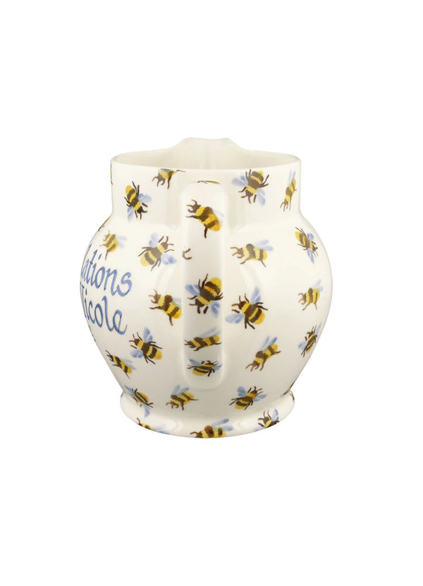 Emma Bridgewater Personalised Bumblebee 3 Pint Jug