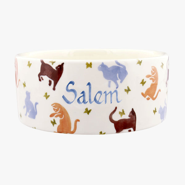 emma bridgewater Personalised Cats Large Pet Bowl