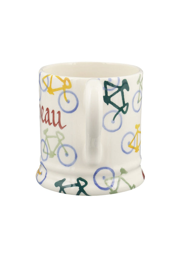 Emma Bridgewater Personalised Cycling 1/2 Pint Mug