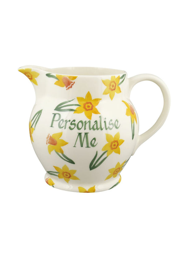 emma bridgewater Personalised Daffodils 3 Pint Jug