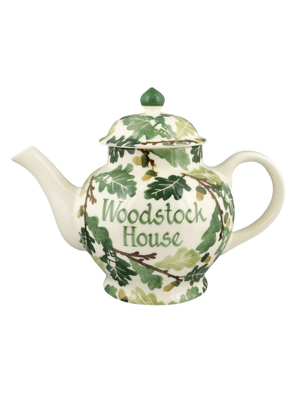 emma bridgewater Personalised Oak 4 Mug Teapot