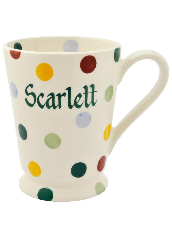 Emma Bridgewater Personalised Polka Dot Cocoa Mug