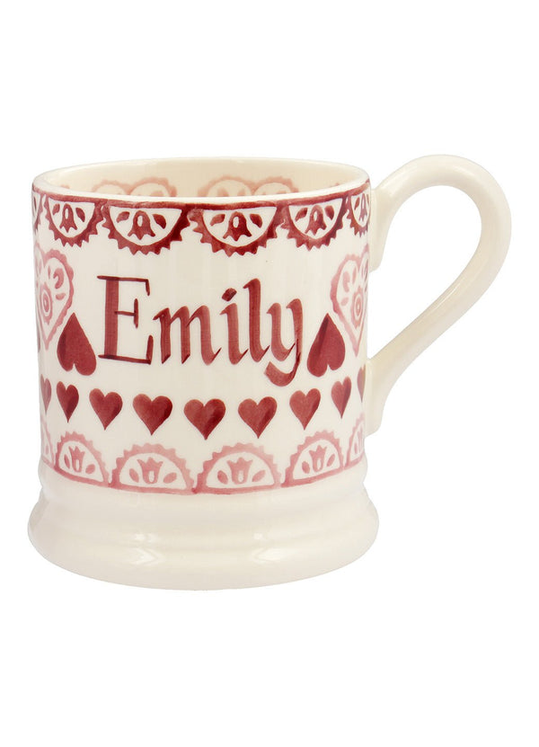 Emma Bridgewater Personalised Sampler 1/2 Pint Mug