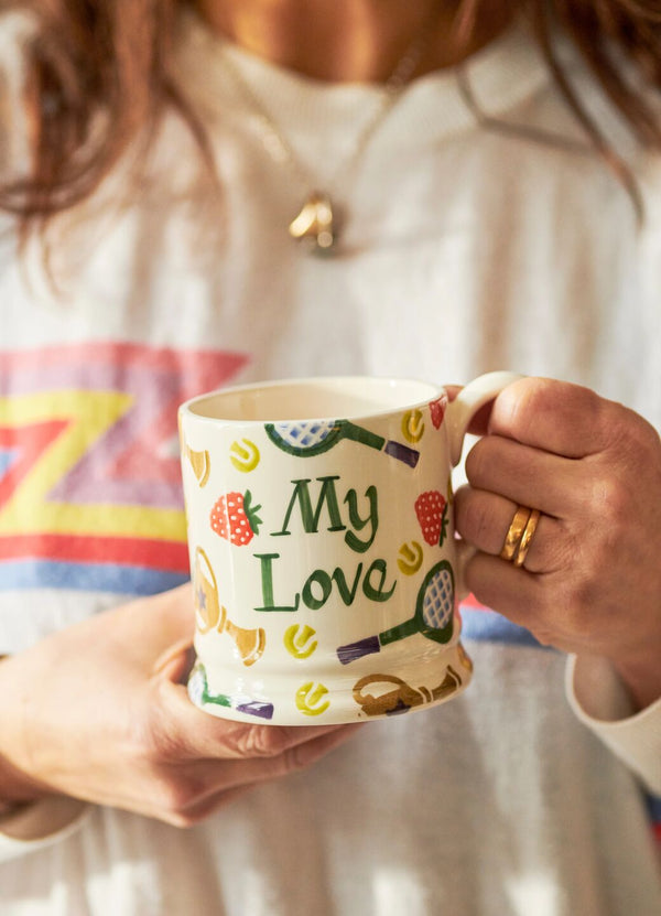 emma bridgewater Personalised Tennis 1/2 Pint Mug