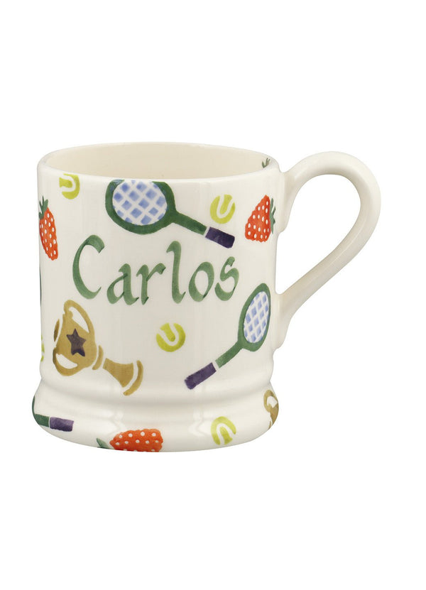 Emma Bridgewater Personalised Tennis 1/2 Pint Mug