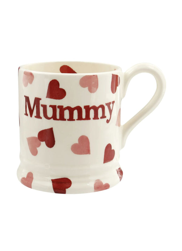 Emma Bridgewater Pink Hearts Mummy 1/2 Pint Mug