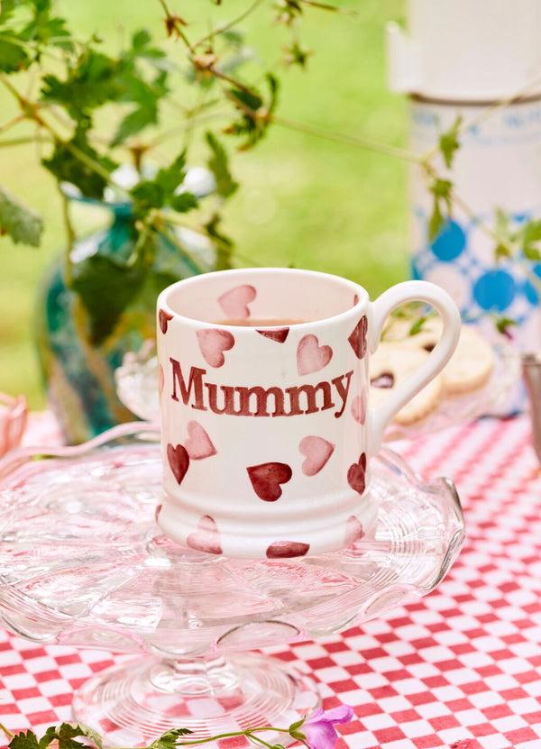emma bridgewater Pink Hearts Mummy 1/2 Pint Mug
