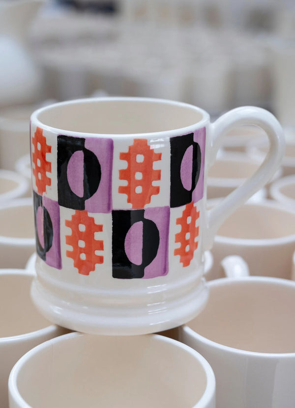 emma bridgewater Plum & Coral Blankets 1/2 Pint Mug