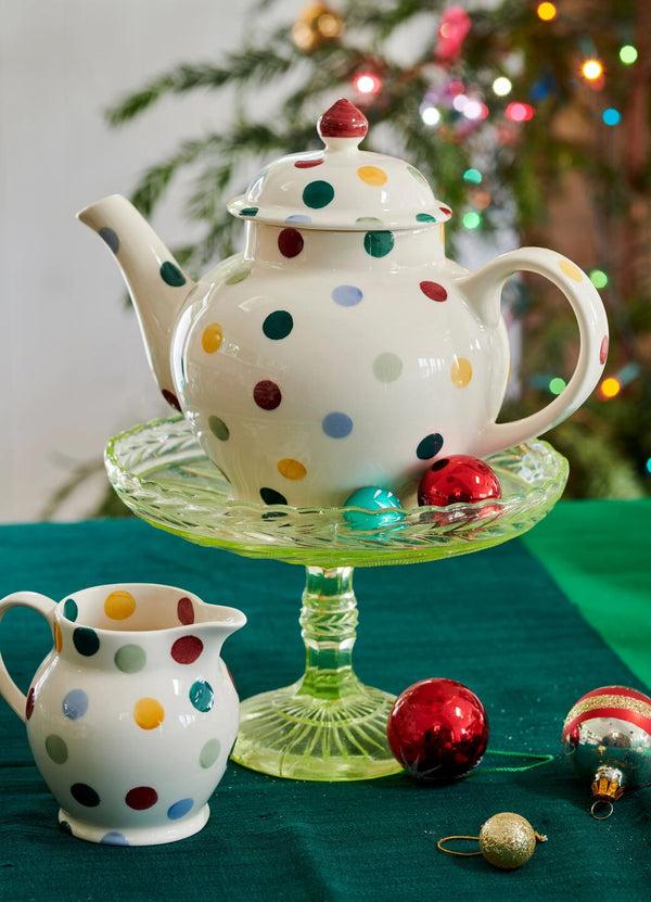 emma bridgewater Polka Dot 4 Mug Teapot