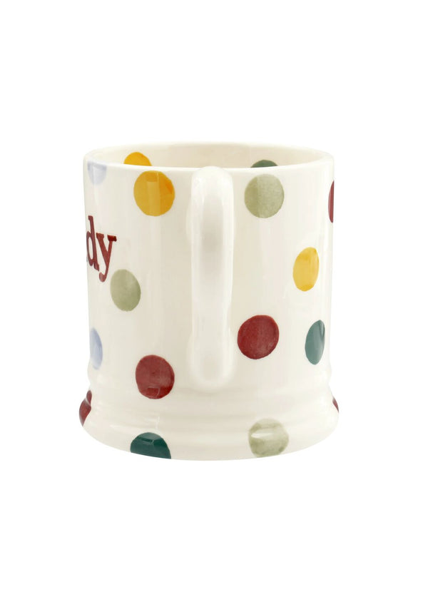 Emma Bridgewater Polka Dot Daddy 1/2 Pint Mug
