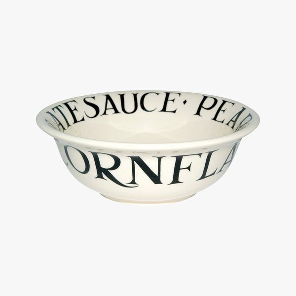 emma bridgewater Seconds Black Toast Cereal Bowl