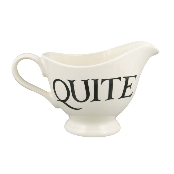 Emma Bridgewater Seconds Black Toast Gravy Jug
