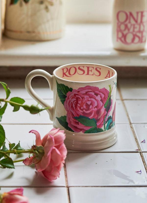 emma bridgewater Seconds Emma's Rose 1/2 Pint Mug