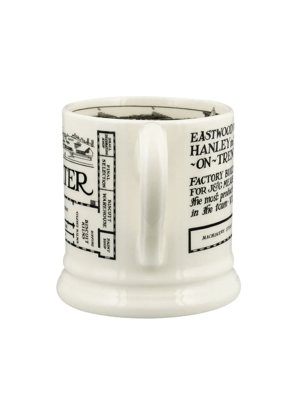 Emma Bridgewater Seconds Factory Plan 1/2 Pint Mug
