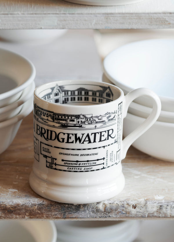 emma bridgewater Seconds Factory Plan 1/2 Pint Mug