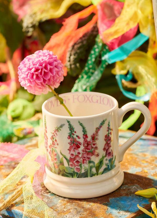 emma bridgewater Seconds Foxgloves 1/2 Pint Mug
