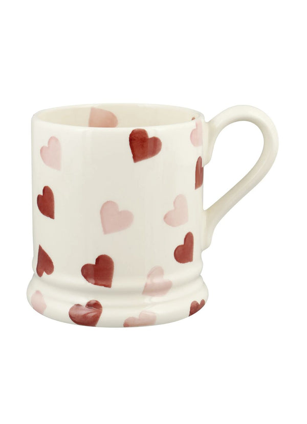 Emma Bridgewater Seconds Pink Hearts 1/2 Pint Mug