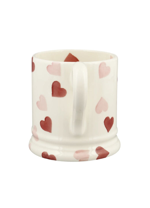Emma Bridgewater Seconds Pink Hearts 1/2 Pint Mug