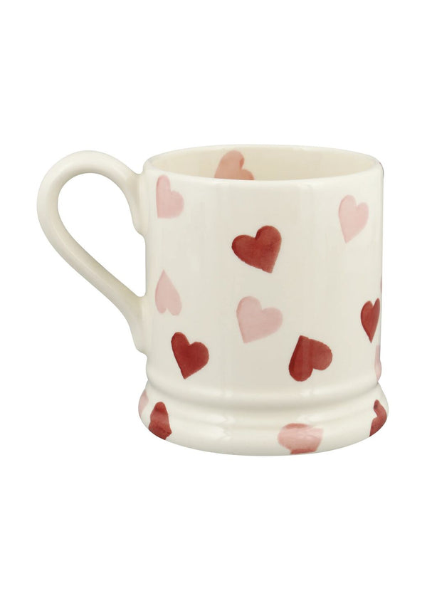 Emma Bridgewater Seconds Pink Hearts 1/2 Pint Mug
