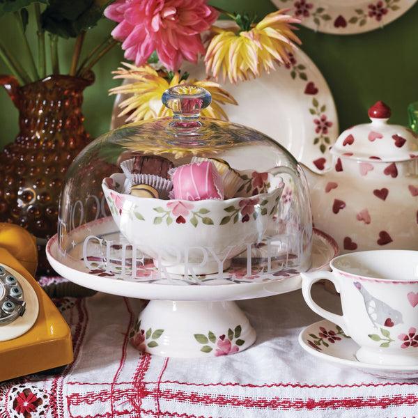 Emma Bridgewater Seconds Pink Hearts 4 Mug Teapot