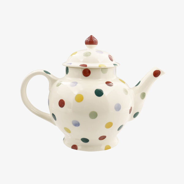 Emma Bridgewater Seconds Polka Dot 4 Mug Teapot