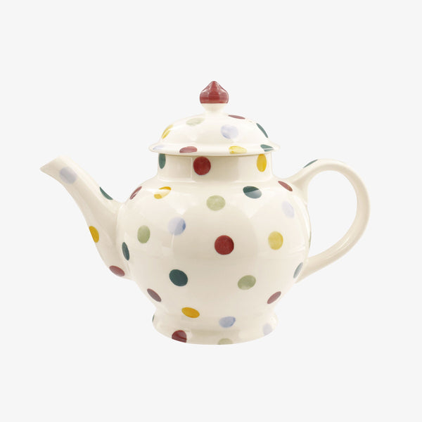 emma bridgewater Seconds Polka Dot 4 Mug Teapot