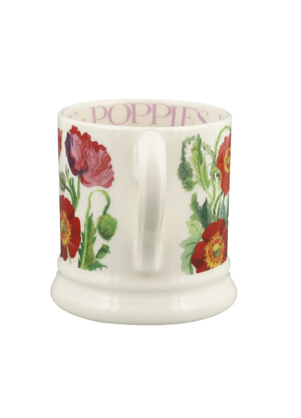Emma Bridgewater Seconds Poppy 1/2 Pint Mug