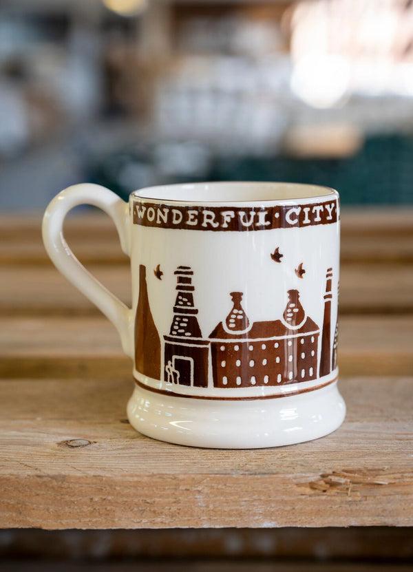 emma bridgewater Stoke-on-Trent 1/2 Pint Mug