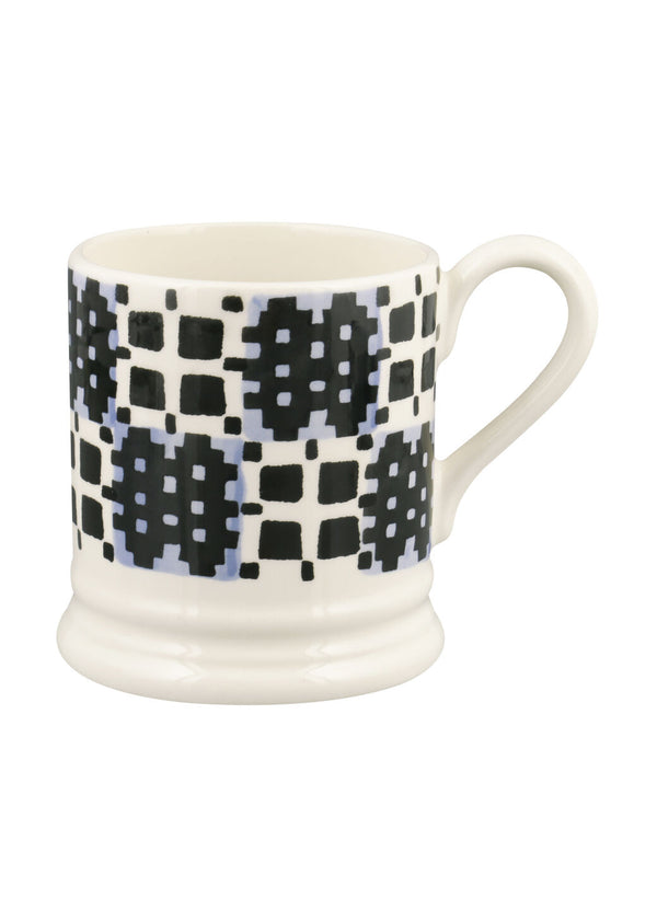 Emma Bridgewater Stormy Blue Blankets 1/2 Pint Mug