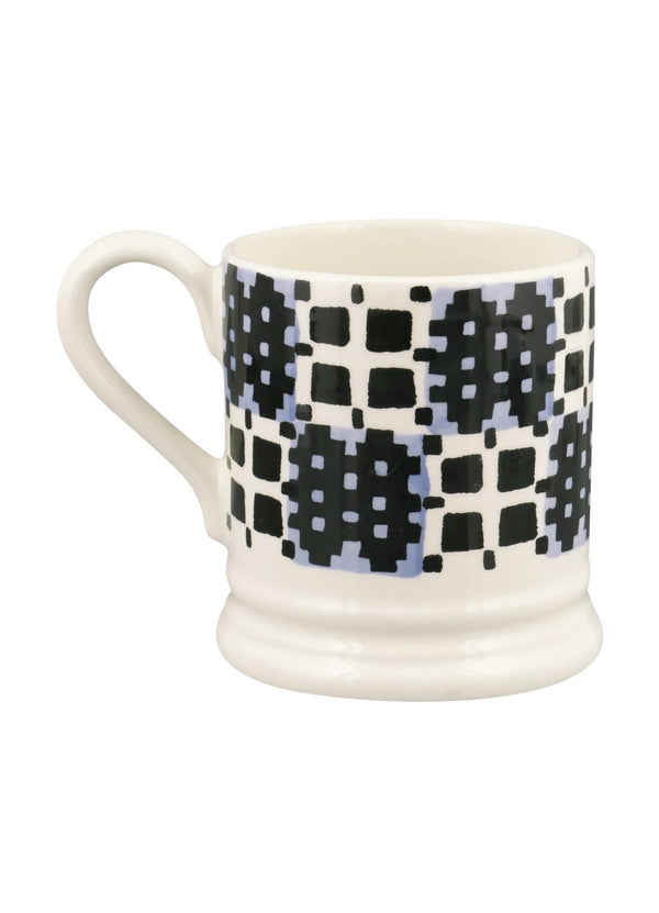 Emma Bridgewater Stormy Blue Blankets 1/2 Pint Mug