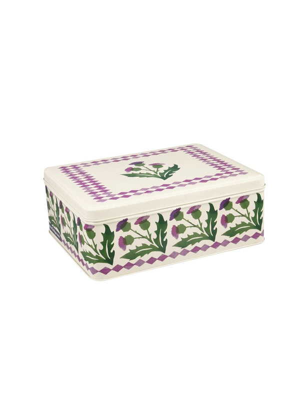 emma bridgewater Thistle Medium Shallow Tin