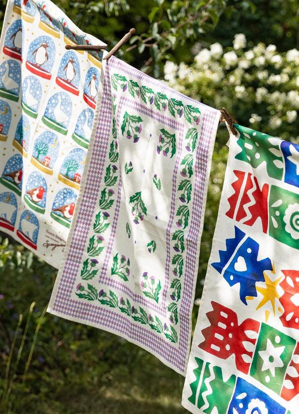emma bridgewater Thistle Tea Towel