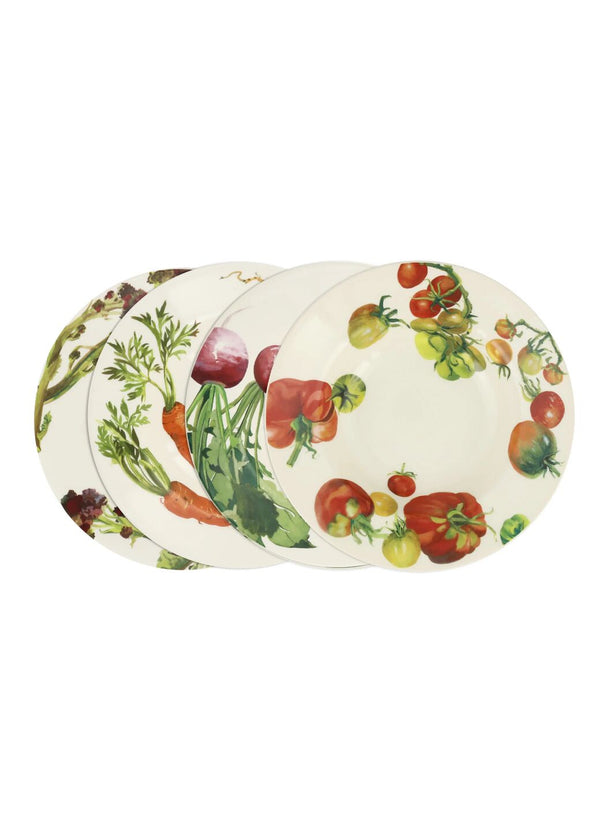 emma bridgewater Vegetable Soup Plates - Set of 4