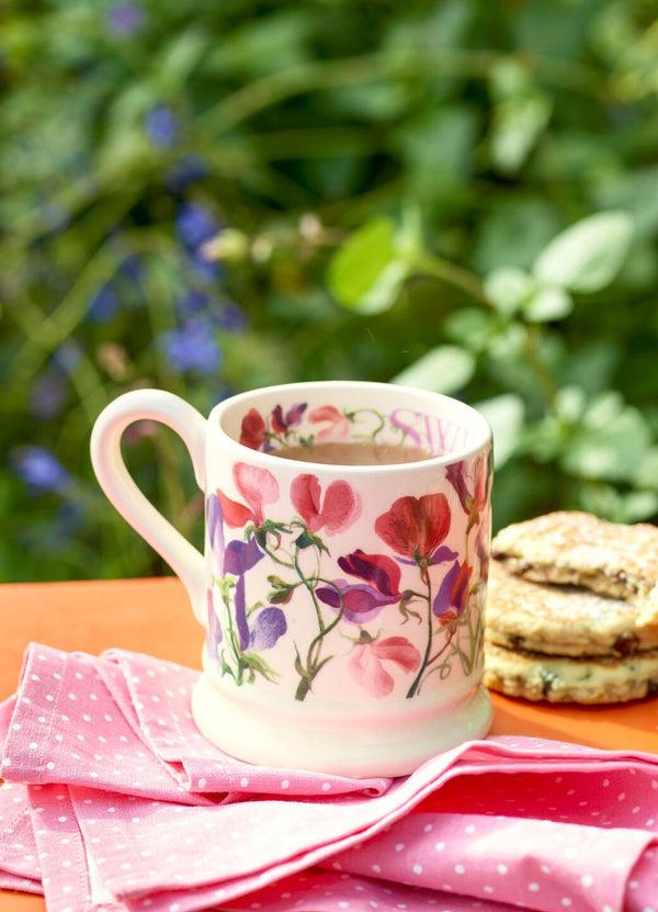 emma bridgewater Flowers Sweet Pea Multi 1/2 Pint Mug