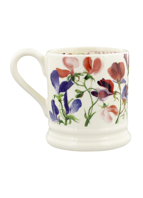 Emma Bridgewater Flowers Sweet Pea Multi 1/2 Pint Mug