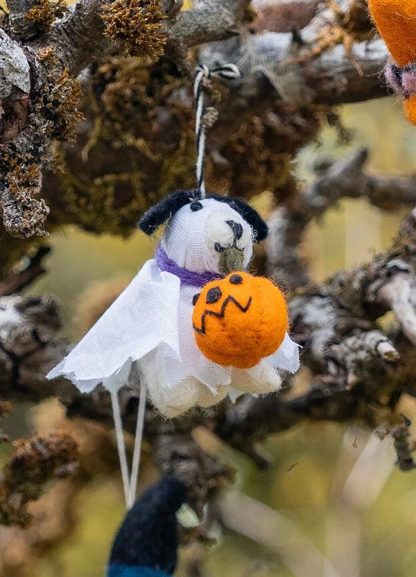 emma bridgewater Ghost Dog Halloween Felt Decoration