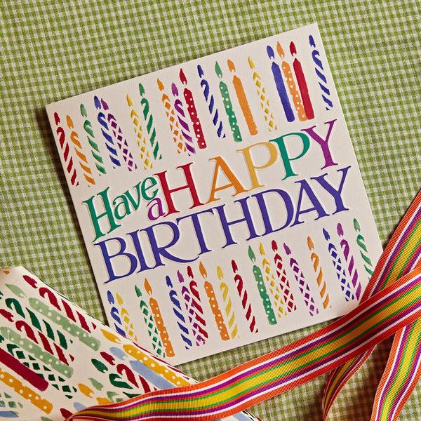 emma bridgewater Have A Happy Birthday Rainbow Toast Card