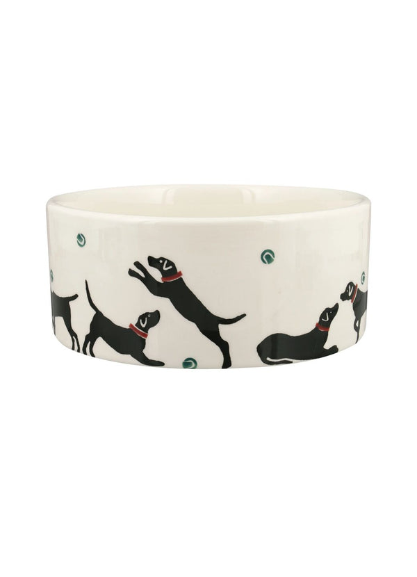 Emma Bridgewater Personalised Black Labrador Large Pet Bowl