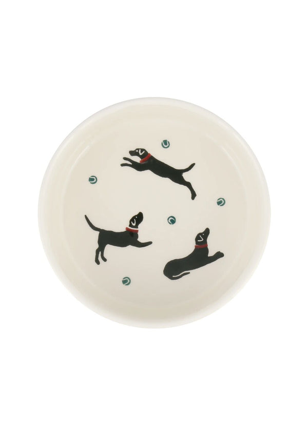 Emma Bridgewater Personalised Black Labrador Large Pet Bowl