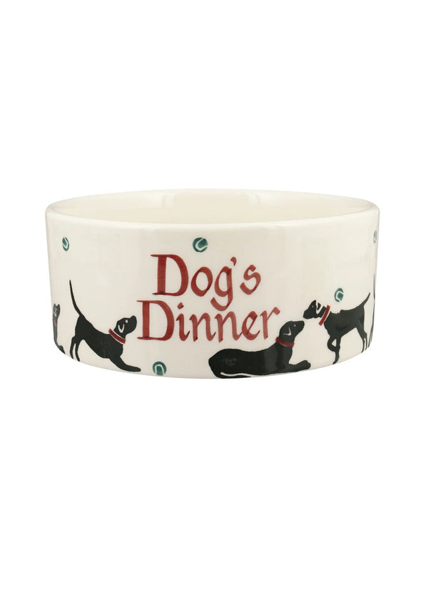 Emma Bridgewater Personalised Black Labrador Large Pet Bowl
