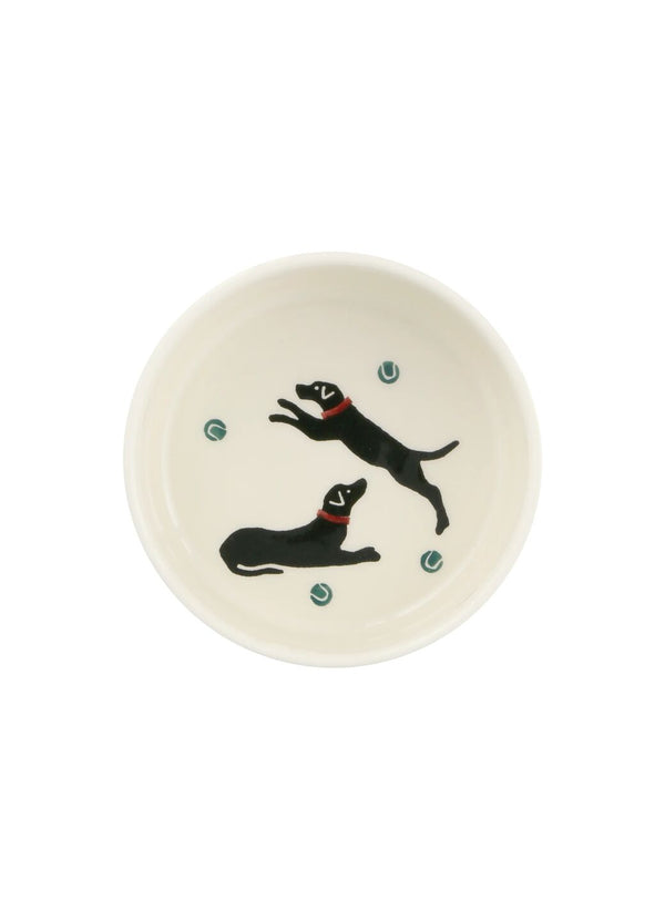 Emma Bridgewater Personalised Black Labrador Small Pet Bowl